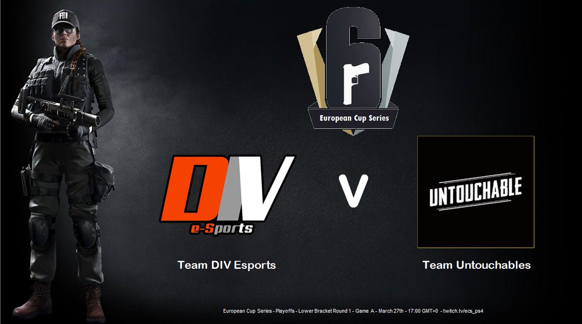 ECS_PS4's tweet photo. 🏆 European Cup Series - Playoffs - Live Now! 🏆

Lower Bracket Round 1 - Game A

🇩🇪 @DIVeSports_GER v #TeamUntouchables 🇪🇺

Casted by: @Carnifex_NLD and @homiesexualenvy 

Loser is eliminated from the European Cup Series!

Winner progresses to the LBR2.

https://t.co/a9LIHzGdjY https://t.co/Q3K5zfXfyR