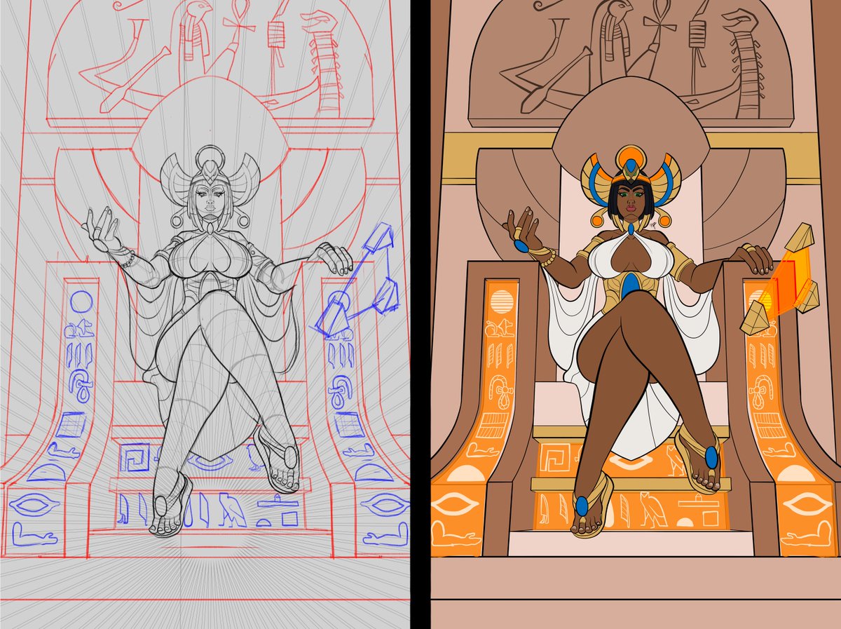 EmotionXplotion's tweet photo. 🇺🇸Here is some part of the process of Cleo's illustration. Hope you enjoy it.
Art by @Mapachibi 
🇲🇽Aquí está parte del proceso de ilustración de Cleo. Espero lo disfruten
Arte por @Mapachibi 

https://t.co/VH3JUhtKLN

#emotionxplotion #EXP #comic #Manga #anime #farona #pharaoh https://t.co/SkSjoUyD2w