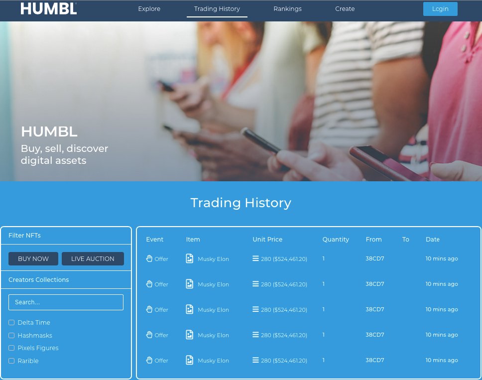 TheAntonJaeger's tweet photo. $HMBL SHAREHOLDERS 🚨
HUMBL TOKEN ENGINE & BID ENGINE
HUMBL's revolutionary #NFT blockchain is weeks away from going live. Here's a🔹SNEAK PEAK🔹into HUMBL's new Token and Bid Engine.👇
#Web3 #HUMBLPay #MobileSuperApp #HUMBLFinancial #HUMBLStudios #Tickeri #TokenEngine https://t.co/MNALXPR695