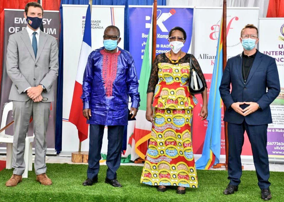 BelgiumInUganda's tweet photo. Yesterday the Embassy of #Belgium in #Kampala #Uganda celebrated the #francophonie with our friends from the Embassies of #DRC 🇨🇩 #Burundi 🇧🇮 and #France 🇫🇷

More than a language community, @OIFrancophonie is a privileged space of dialogue between 88 nations sharing common values https://t.co/YBAhnGW01t