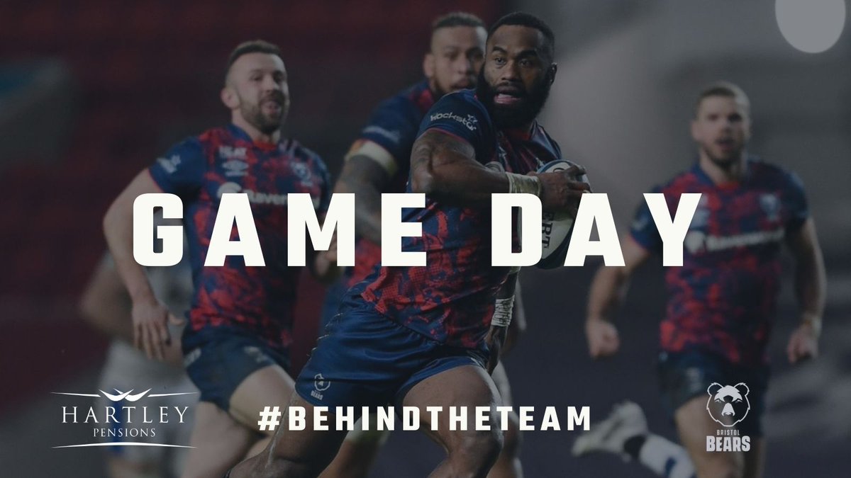 HartleyPensions's tweet photo. Our @BristolBears  are 'Raring to go!', says Pat Lam, Director of Rugby, on today's clash with an in-form @Harlequins 👊🏽. All the best, boys! #UpTheBears

#BRIvHAR #BristolBears #GallagherPremiership #HartleyPensions https://t.co/5YpD1TjtMV
