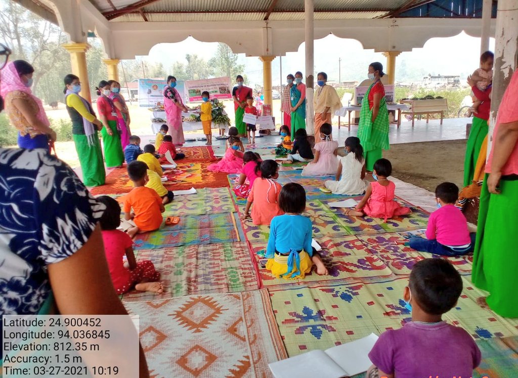 bem_hidang's tweet photo. #PoshanPakhwada2021  

"Celebrating Poshan Pakhwada 2021" 
Drawing competition are organised by #AnganwadiDidi for Sector 19 ICDS Project Imphal East-I #Manipur 

@MinistryWCD @POSHAN_Official @NBirenSingh @NgangomU @BanteeKonthouj1 https://t.co/ptccIWh2g8