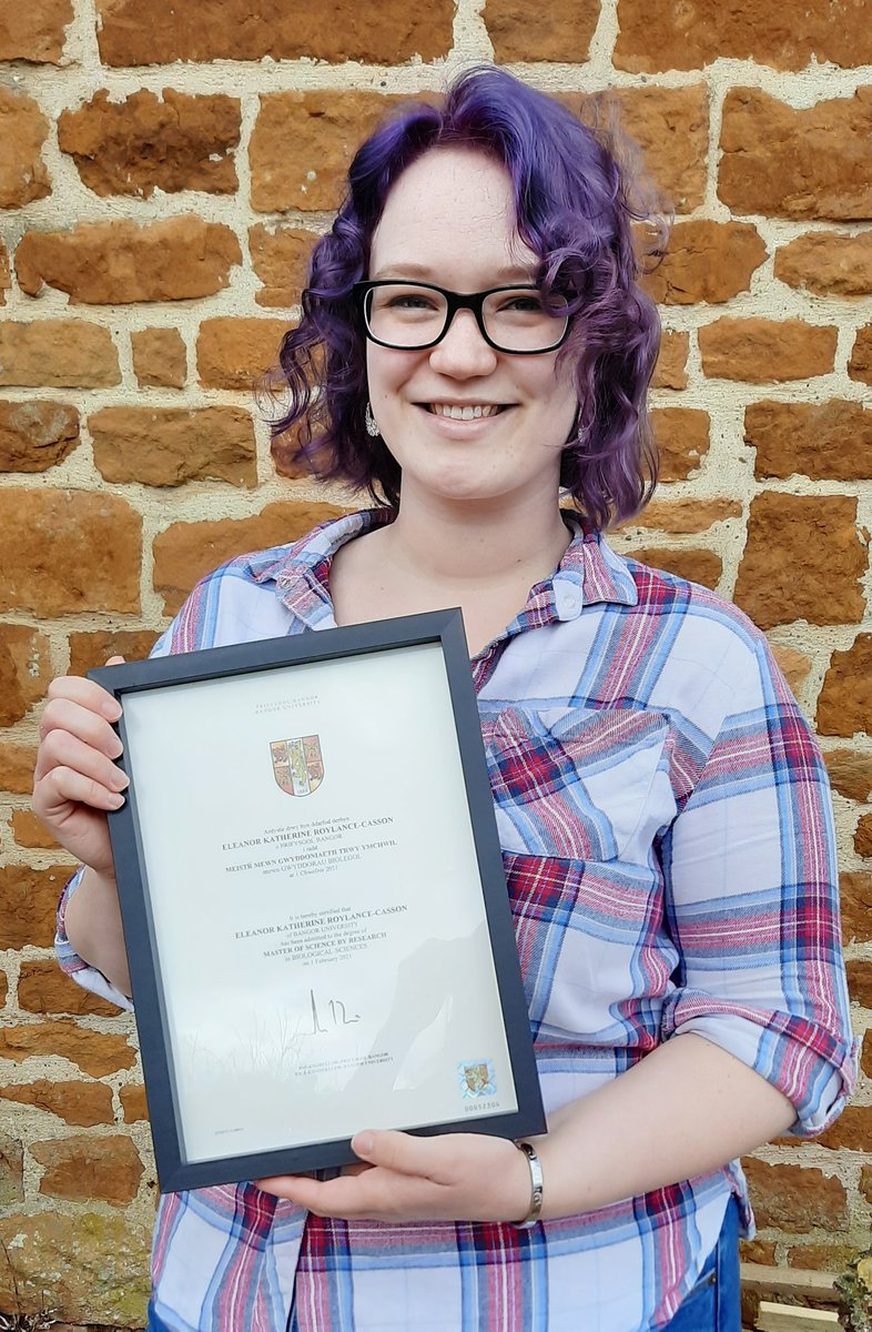 EleanorCasson's tweet photo. It finally happened! I have a Masters of Science by Research in Biological Sciences 🦛🦏🐪🦌🦓🐖🐃 
Its been a long and stressful two and a bit years of staring at datasets of ungulates but I have finally achieved my second masters degree 🥳🥳 
@COESEpostgrads @BangorUni https://t.co/rRDbtSg6gj