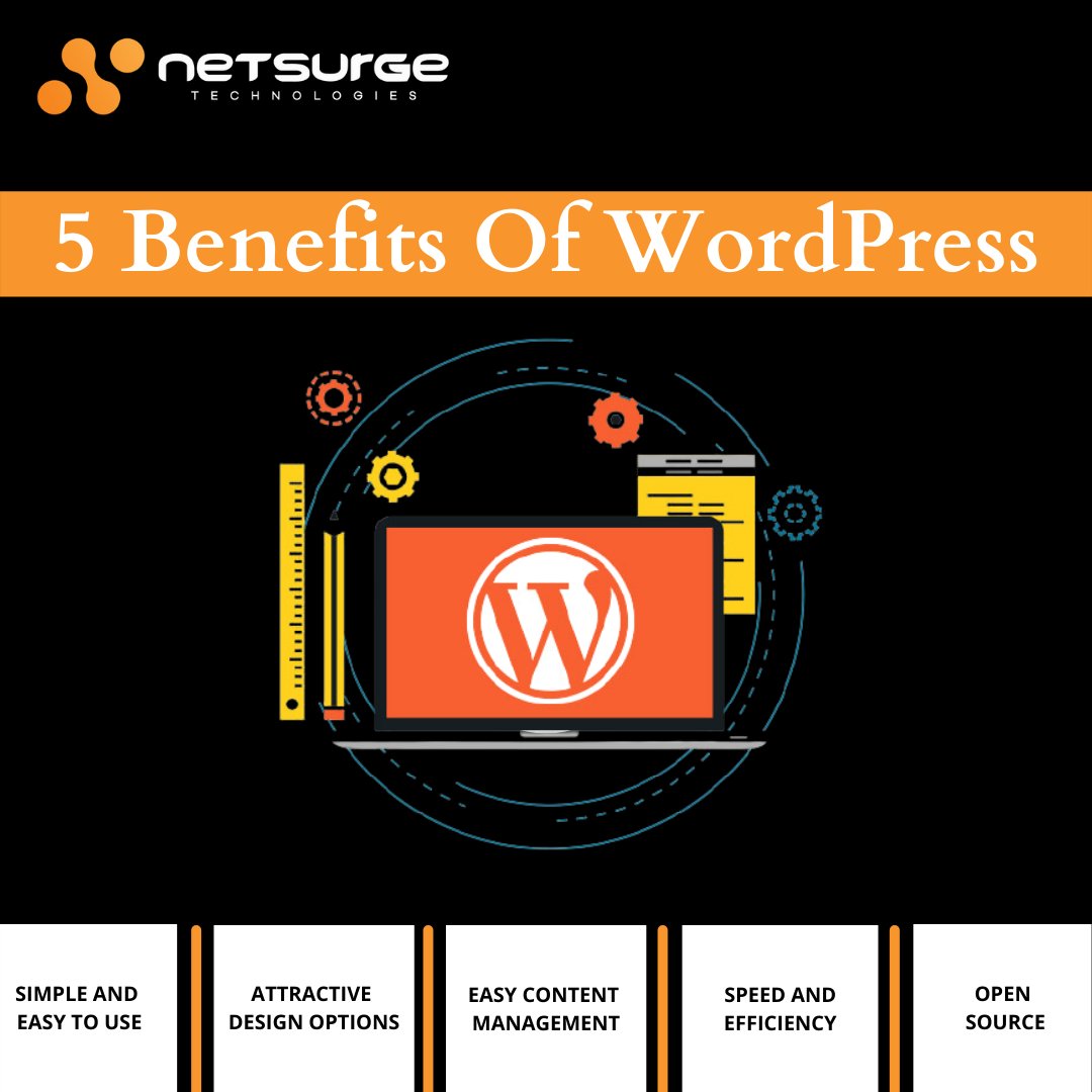 netsurgetech's tweet photo. The best part about #WordPress is that it’s easy to use and flexible enough to make different types of websites. That’s the main reason why WordPress has grown so much in popularity.
.
Contact @netsurge for excellent #webdevelopment services
.
#SEO #SMM #seoagency #SEM #DFYSEO https://t.co/8vxOZbMvnN
