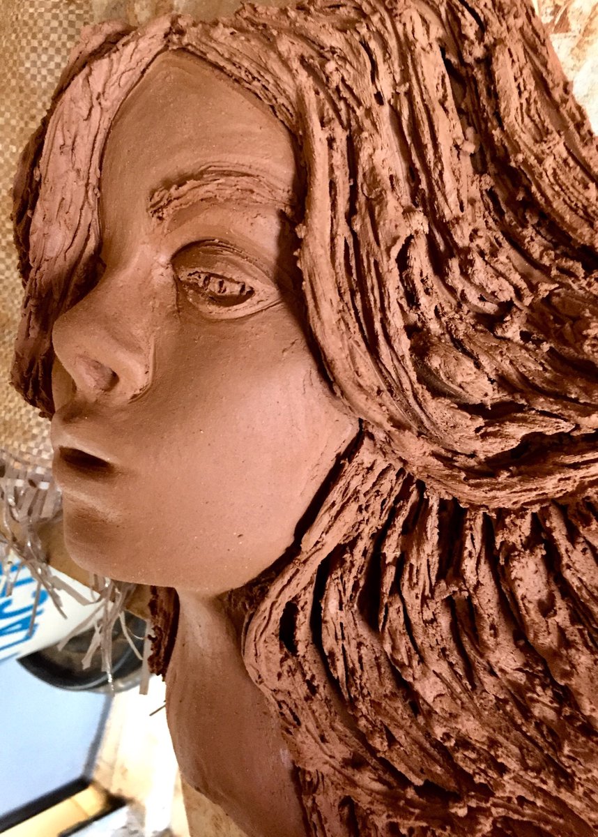 mayte91501409's tweet photo. #rostro #ceramica #terracota #maytedecelis #ceramicamayte https://t.co/zdZ46I7EQn