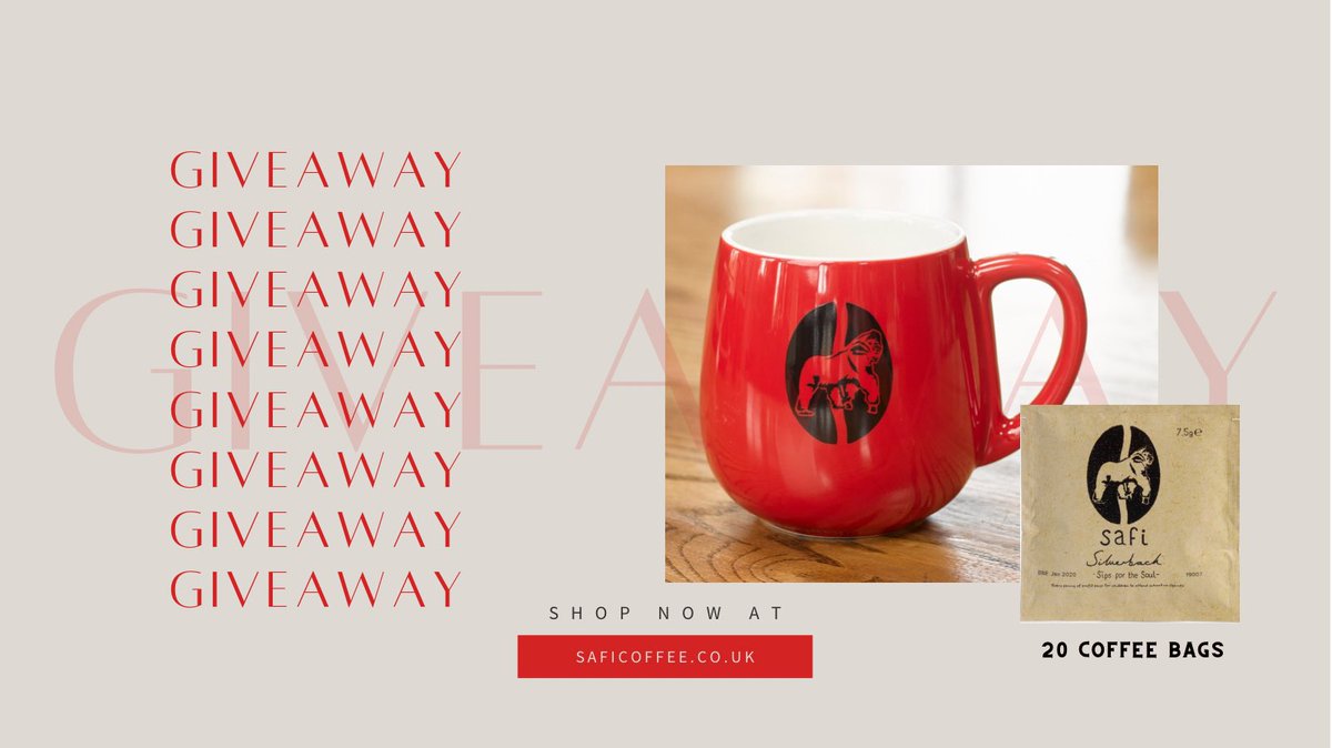 safi_coffee's tweet photo. GIVEAWAY ✨✨

☕️ Safi Red Mug
☕️ 20 Coffee Bags

TO WIN: Follow @safi_coffee &amp; RT. 

Winner announced on 10th April. 

Good luck! 🙌🏼 https://t.co/WaYAYvtrmv