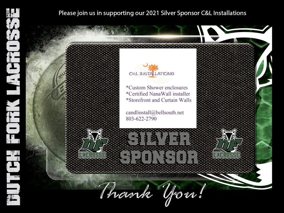 df_lacrosse's tweet photo. Dutch Fork Lacrosse would like to thank C&amp;L Installers for being a 2021 sponsor. https://t.co/Yl7C3O5rur