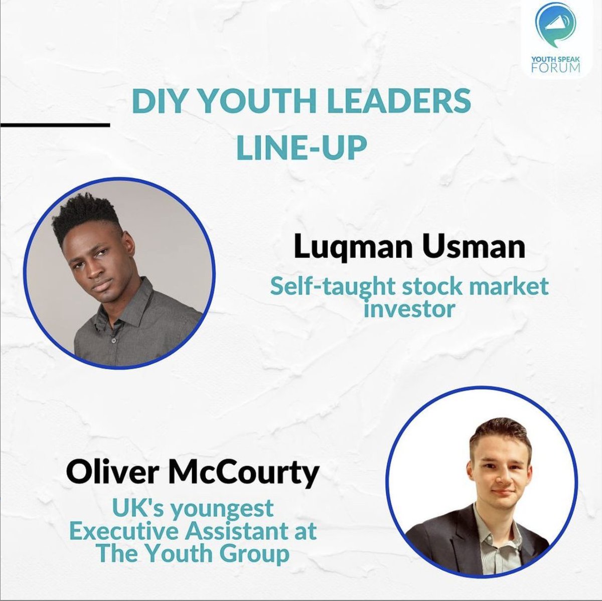 AIESECUK's tweet photo. Our other panel discussion called "DIY Youth Leaders" is also happening with @hola_bolaa @OliverMcCourty @yomiogn Fizz Yasin, Ryan McGee and Luqman Usman, hosted by Rory Wade #YouthSpeakUK https://t.co/TGbnGNlvKC