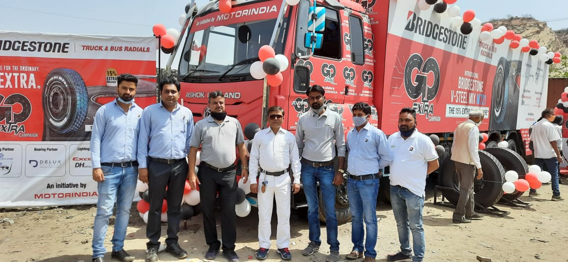motorindiatweet's tweet photo. #GoExtra campaign finally concluded the last Inning in the Pink City-Jaipur. Hard work and preparedness came a long way. It's a great feeling of Pride for our entire team.
@BridgestoneInd @ALIndiaOfficial @jaispring @deluxbearings @DHLighting https://t.co/yak7vvdt0k