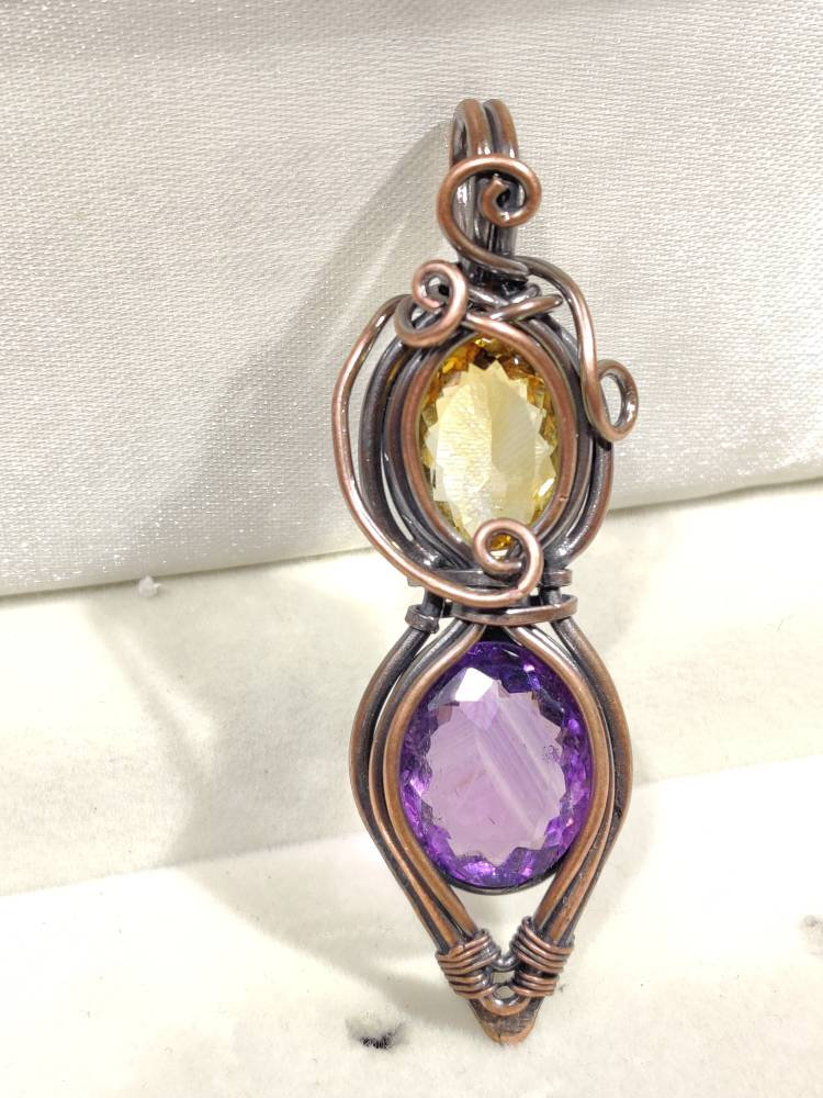 superzeeshanali's tweet photo. Excited to share the latest addition to my #etsy shop: Unique Citrine Amethyst Wire Wrapped Pendant Jewelry- Copper Wire Wrapped Jewelry- Citrine Amethyst Copper Wire Wrapped Pendant Jewelry- https://t.co/b6lV20S2jM #no #unisexadults #stone #bohohippie #citrine #amethy https://t.co/QGFcEitfKg