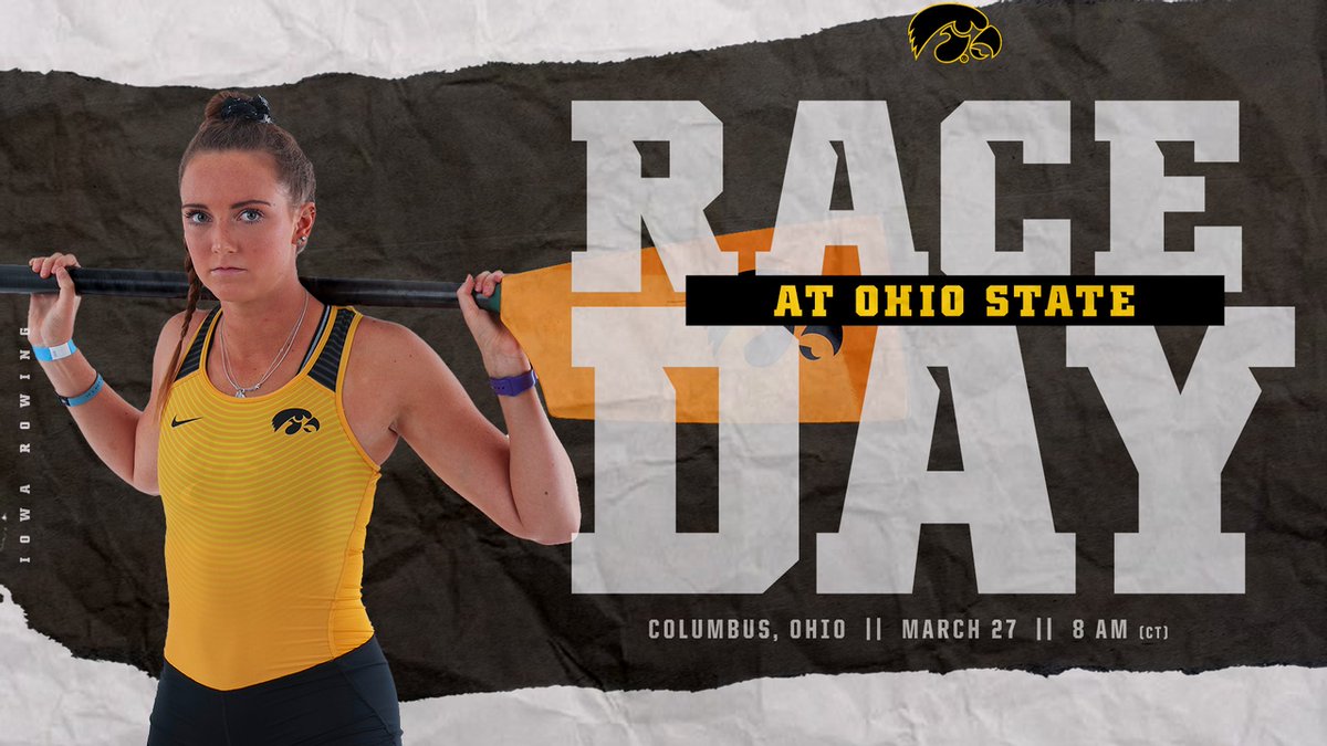 iowarowing's tweet photo. It's RACE DAY!!!

🆚: Ohio State, Michigan, Michigan State, Indiana, and Oregon State 
📍: Columbus, Ohio
⌚️: 8 a.m. (CT)
📺: Instagram Live

#Hawkeyes https://t.co/2kMym1HzKO