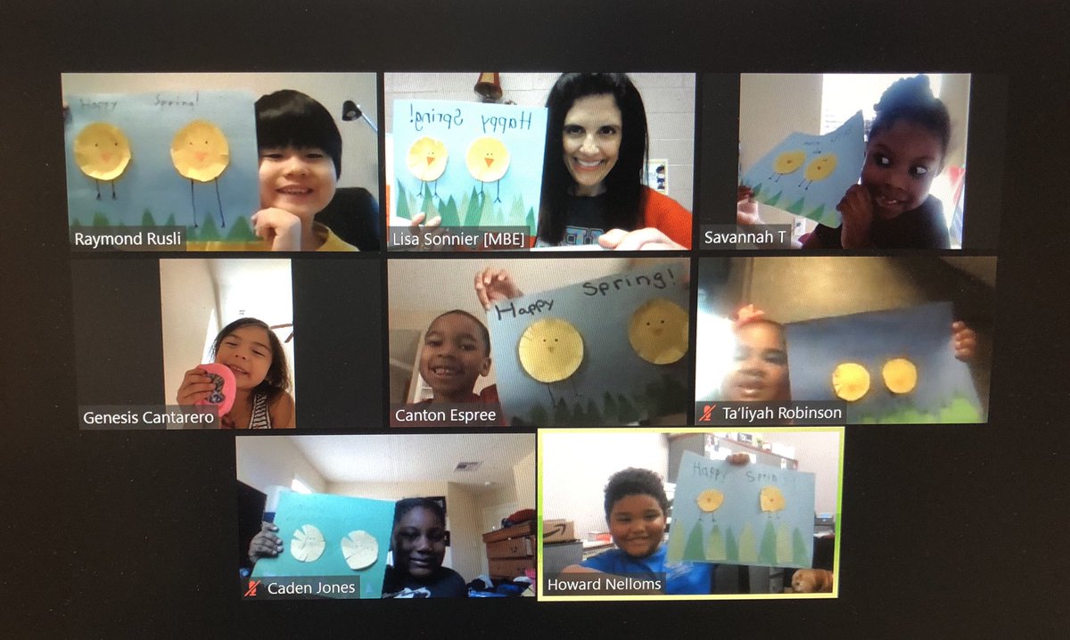 LisaSonnier3's tweet photo. Learning about and welcoming a new season! Happy Spring!! 🐥🌷🌼 @HumbleISD_MBE #mbe2020 #mbeisfamily #LightTheWay https://t.co/GBNVBx1iJj
