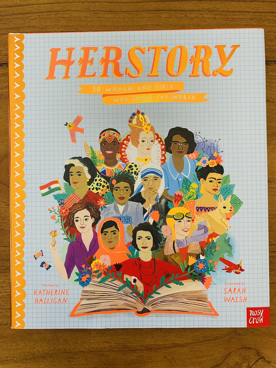 fidsta77's tweet photo. Just purchased this epic book for the little one #Herstory 50 Women &amp; Girls who Shook the World - an amazing and empowering collection with stunning illustrations  @NosyCrowBooks @NosyCrow @KyrstieStubbs @SlatteryMr @ArticuLaight @Teacherglitter @LeeHillFCCT ❤️❤️❤️ https://t.co/Kom2PeLv9W
