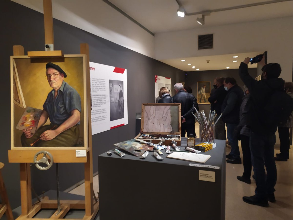 museunoguera's tweet photo. 🎊Després de més d'un any, aquest passat divendres hem pogut tornar a inaugurar una exposició temporal amb la presència de públic.

🖌️Aprofiteu la #SetmanaSanta per visitar la mostra del pintor MARCEL·LÍ BERGÉ PALOU (1920-2012), la primera del cicle "A COP DE PINZELL". https://t.co/aS1CVxIQJ5