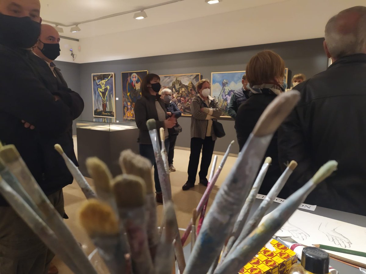 museunoguera's tweet photo. 🎊Després de més d'un any, aquest passat divendres hem pogut tornar a inaugurar una exposició temporal amb la presència de públic.

🖌️Aprofiteu la #SetmanaSanta per visitar la mostra del pintor MARCEL·LÍ BERGÉ PALOU (1920-2012), la primera del cicle "A COP DE PINZELL". https://t.co/aS1CVxIQJ5