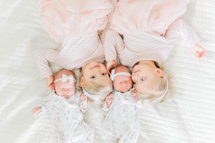 DoubleTwinDad1's tweet photo. Twins on twins. #girldad #twinlife https://t.co/8MysffjR1k
