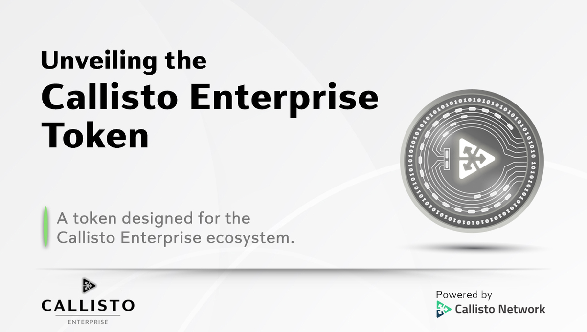 Unveiling the Callisto Enterprise Token ( $CLOE ), its #UseCase, #Tokenomic, and the upcoming #Airdrop.

To learn more, visit our blog:

📌callisto.network/unveiling-the-…

$CLOE to be launched on $CLO #Blockchain