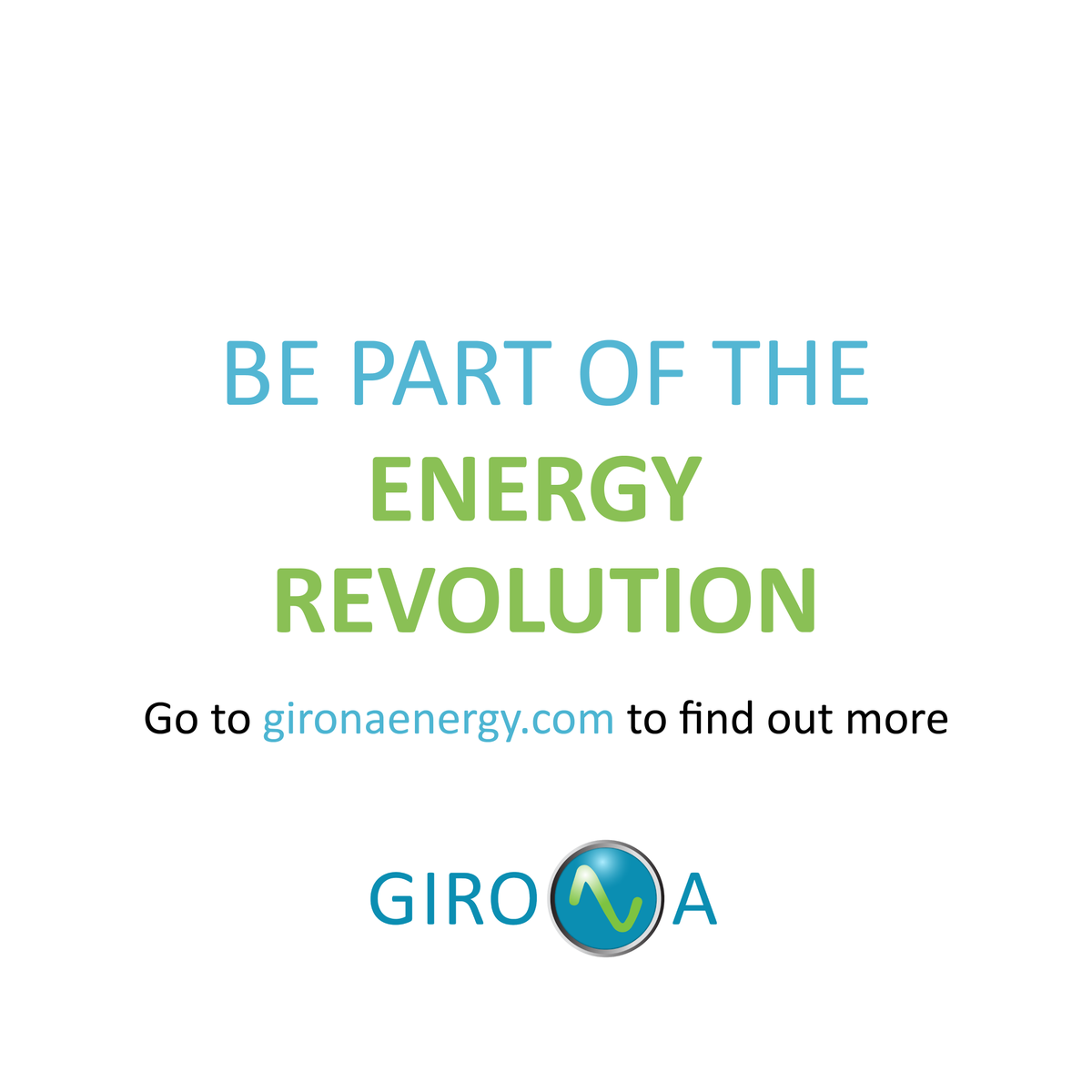 GironaEnergy's tweet photo. There’s still time to join the revolution! Find out if you’re eligible to take part in #ProjectGirona
We’re looking for participants in the BT52 area to take part in our project and be part of the energy revolution! Go to https://t.co/8zpmnCrDQc and fill in our application form! https://t.co/D6OProPtPb