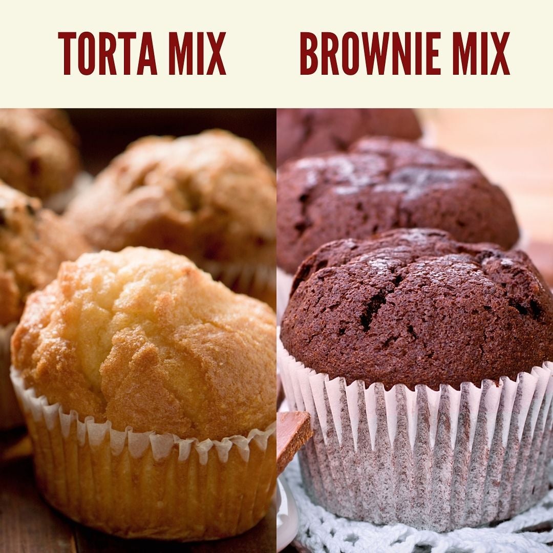 ¿Cuál es tu favorita? #TortaMix #BrownieMix 🤔😋 #UnaVidaGlutenFri