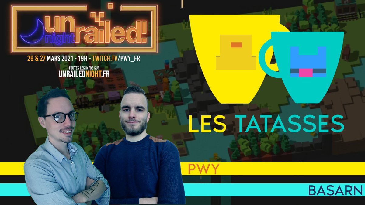le_pwy's tweet photo. Ce soir, retrouvez-nous sur le stream (https://t.co/uwYQoTpWHC) à partir de 19h en prévision de notre 8ème de finales face à la #TeamDaB dans le cadre de la @UnrailedNight ! (de 20h à 20h17 environ). #twitch #unrailednight #essayerdeperdrelemoinsvitepossible https://t.co/P9OEVY2sTk