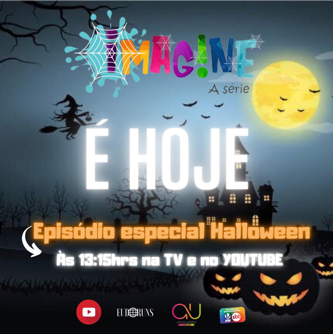 ImagineSerie's tweet photo. 🖐Oii!
Tudo bem?
Você sabe da novidade?!

👊Hoje tem mais um episódio da Imagine, e tem *FESTA HALLOWEN*, venha fazer parte dessa imaginação com a gente, a Série vai ao ar às 13:15 na VTVSBT, e no YouTube no mesmo horário!
https://t.co/ovudrN1imz https://t.co/R4IQTOxvCZ