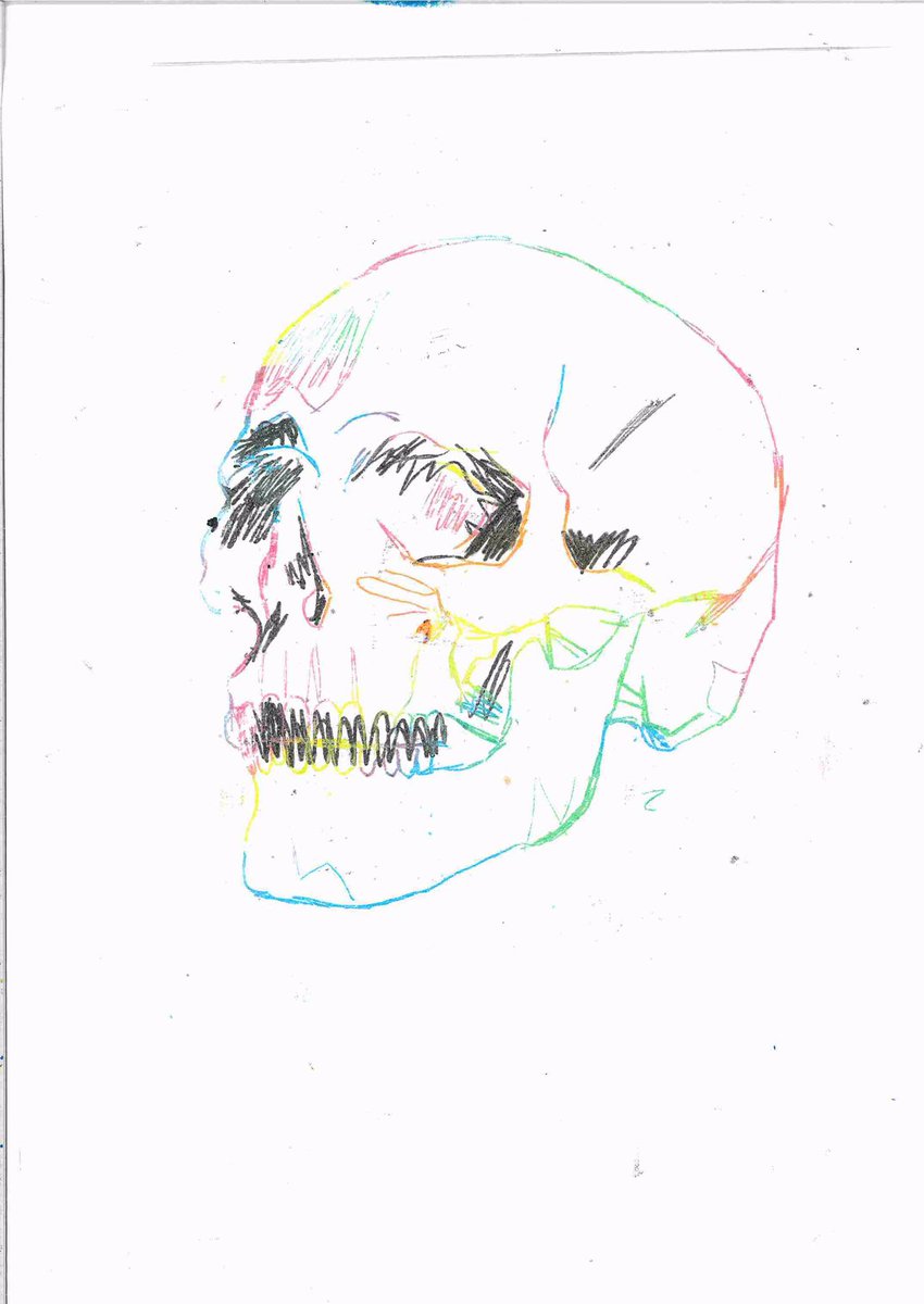 ThompsonColour's tweet photo. Monoprints using oil pastels by my year 9 students. Proud of their confidence with colour and mark making. #arted https://t.co/mK9EwtfFe0