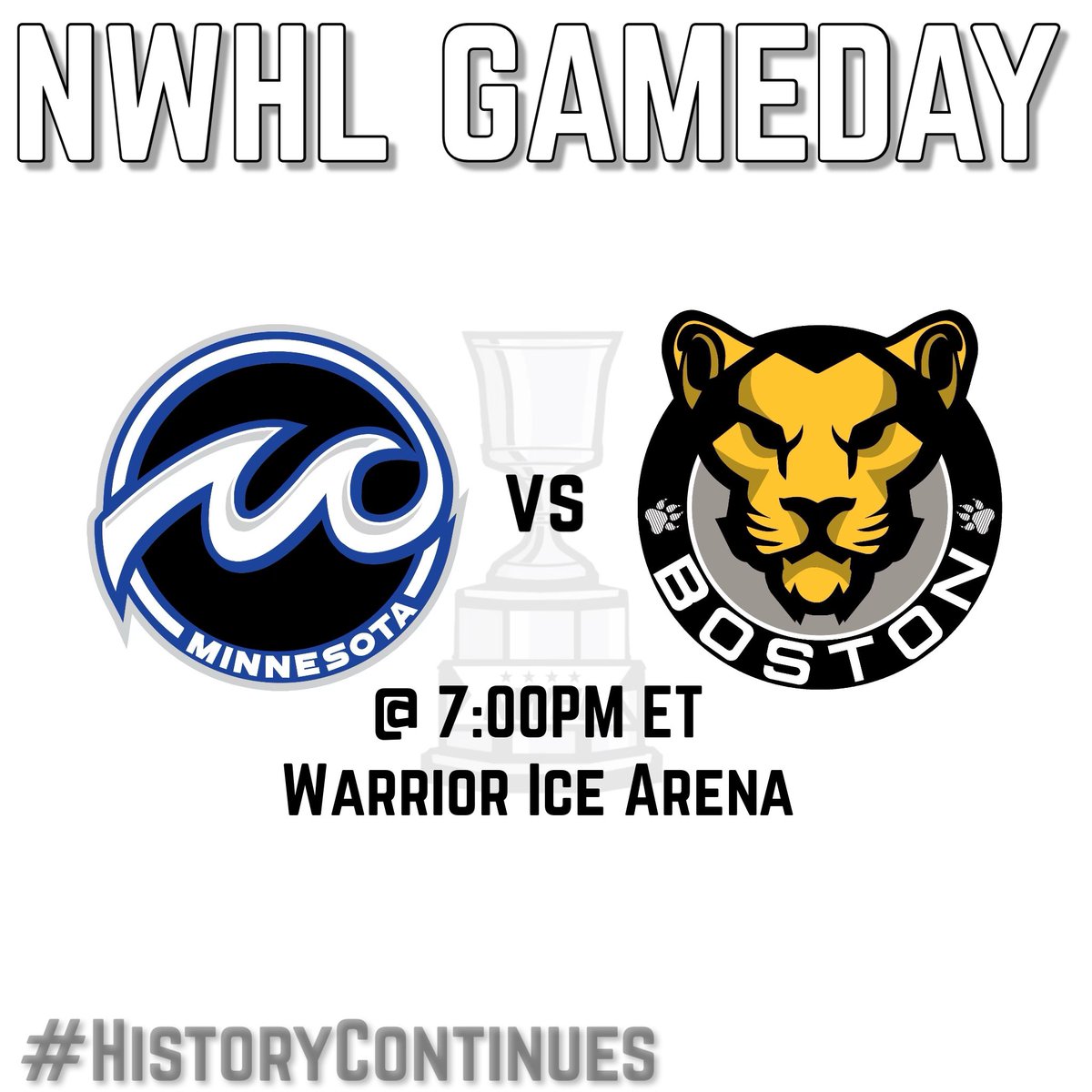 nwhlfuture's tweet photo. IT’S ISOBEL CUP FINAL GAMEDAY! #MINvsCTW https://t.co/kefjkLxoS5