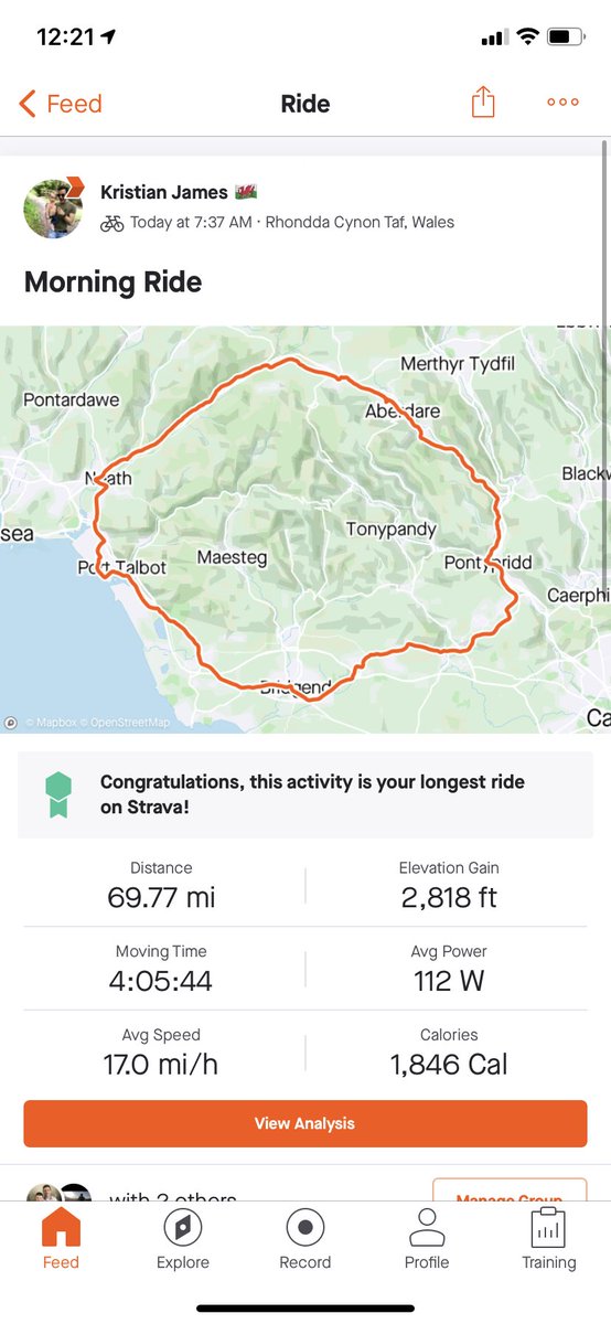 Longest ride yet. A great start to the Easter holidays 👏🏼 🚲 #cycling #teacher