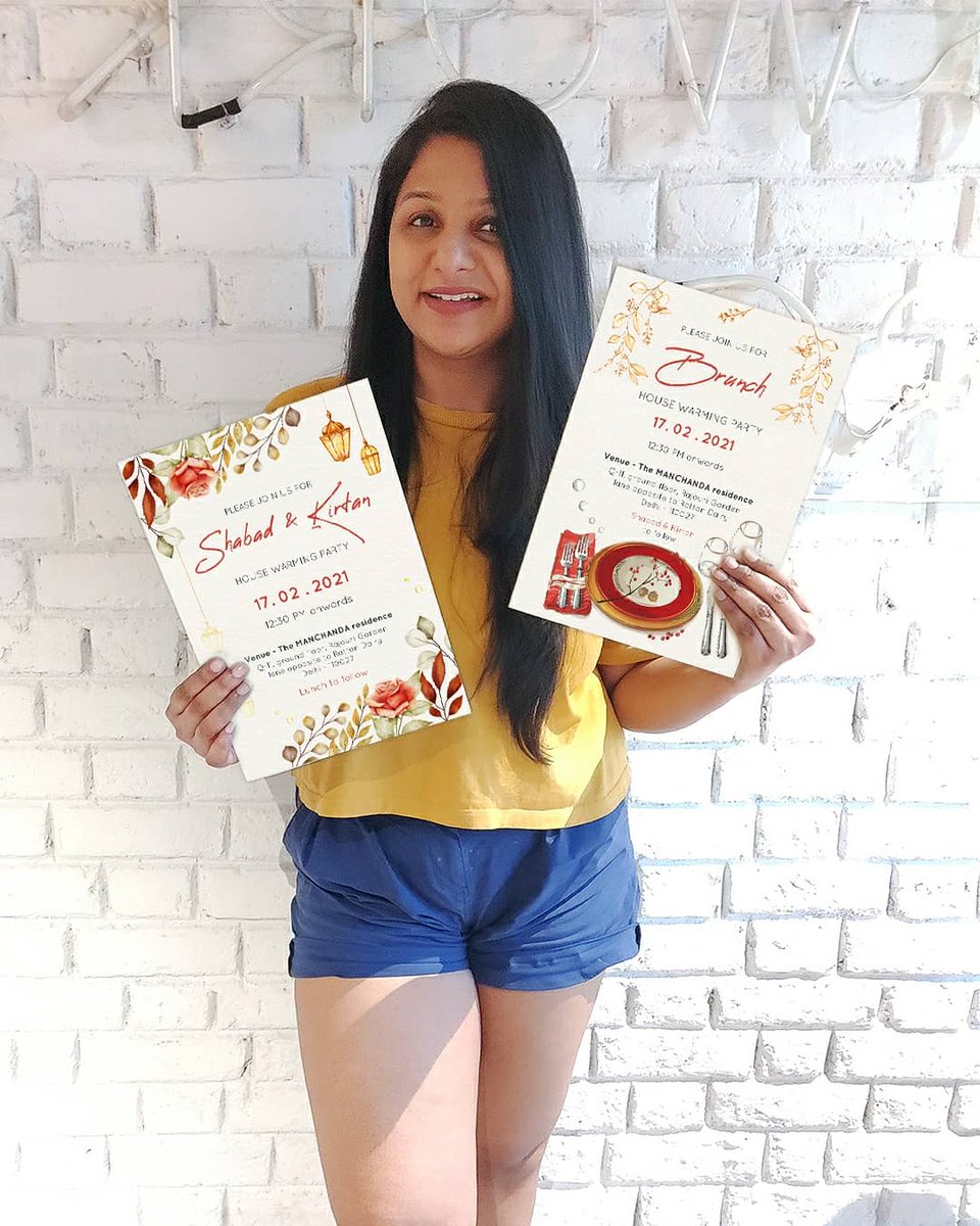 ManchandaSahiba's tweet photo. Here are the invites I designed for the housewarming party my mother threw for her friends and colleagues. As you can notice one is a bit fancy and another one is more traditional looking
mothers π
.
#invitedesign #Family #mom #brunch #HouseParty #designer #Passover2021 https://t.co/5zMGNIF0NH