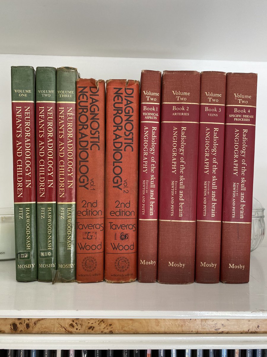 Guilherme Dabus, MD (@gdabus) on Twitter photo The classics... legendary historic Neuroradiology books... #neurorad <a href="/TheASNR/">The American Society of Neuroradiology</a> <a href="/SNISinfo/">SNIS Info</a> <a href="/esmintsociety/">ESMINT Society</a> <a href="/JoshuaAHirsch/">Josh Hirsch</a> <a href="/Fie0815/">Jens Fiehler</a> <a href="/docroc99/">James Milburn MD, FACR, FSNIS, MMM</a> <a href="/meyerspm/">Philip Meyers</a> <a href="/CPDerdeyn/">Colin Derdeyn</a> <a href="/WBrinjikji/">Waleed Brinjikji</a> The classics... legendary historic Neuroradiology books... #neurorad <a href="/TheASNR/">The American Society of Neuroradiology</a> <a href="/SNISinfo/">SNIS Info</a> <a href="/esmintsociety/">ESMINT Society</a> <a href="/JoshuaAHirsch/">Josh Hirsch</a> <a href="/Fie0815/">Jens Fiehler</a> <a href="/docroc99/">James Milburn MD, FACR, FSNIS, MMM</a> <a href="/meyerspm/">Philip Meyers</a> <a href="/CPDerdeyn/">Colin Derdeyn</a> <a href="/WBrinjikji/">Waleed Brinjikji</a>