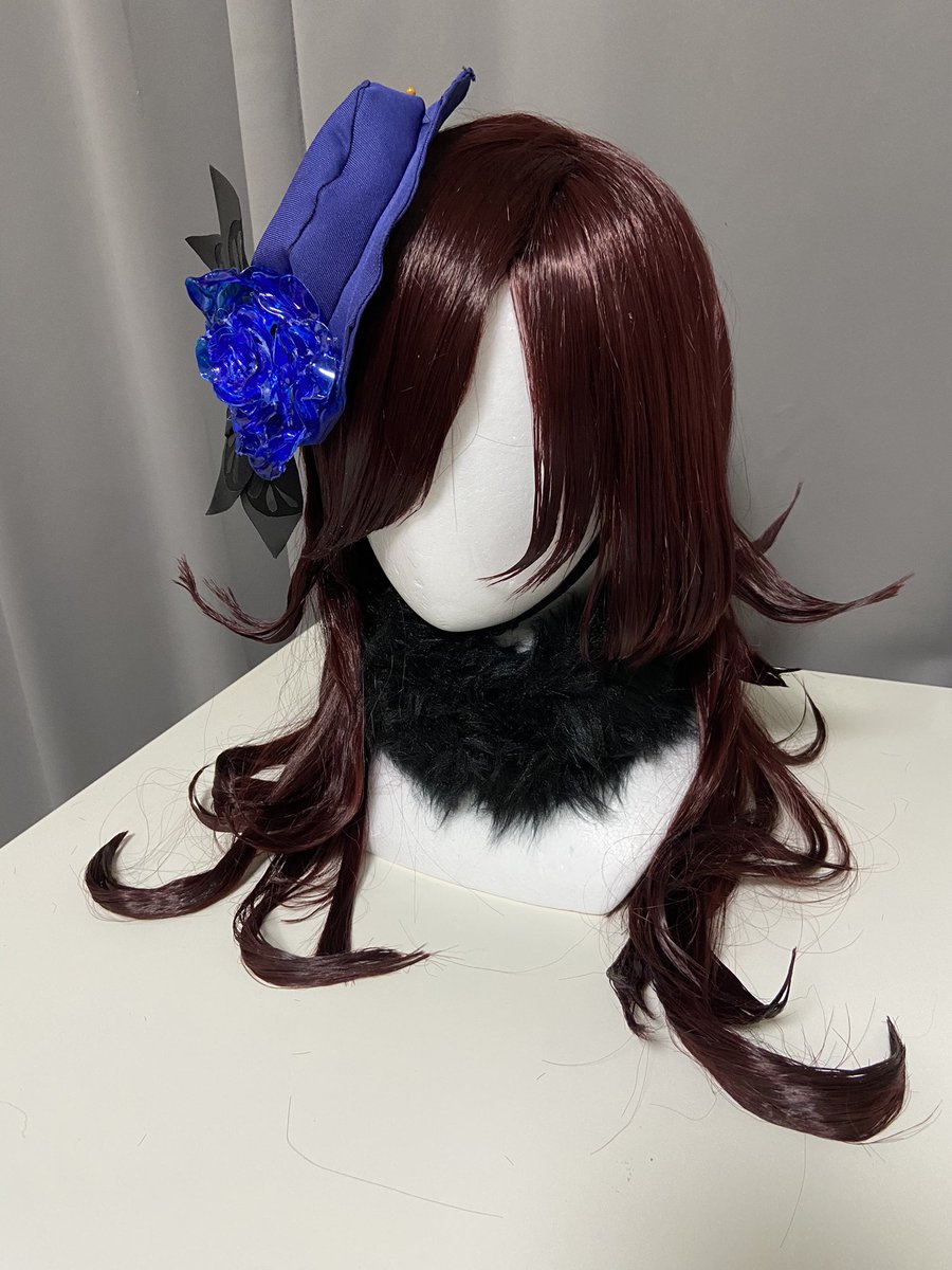 ウマ娘ライスシャワーちゃんウィッグできた〜！今回アシストさんの