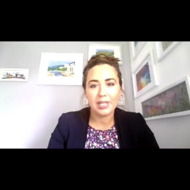 smartin123's tweet photo. Great contribution by @LVAlliance @AllianceLCCC own @SorchaEastwood to #APNI2021 Conference on #AChanceToChange economically π (very jealous of your wall art πΌ) https://t.co/RoQCXXDs2e