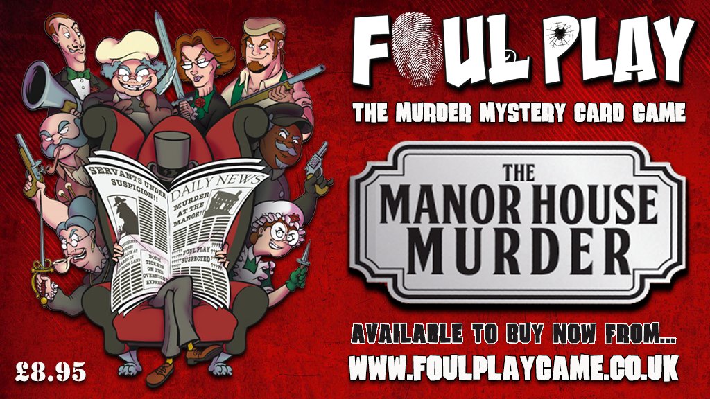 Looking for a little mystery? Then look no further than Foul Play: The murder mystery card game, available to buy for just £8.95 from foulplaygame.co.uk From the criminal masterminds at <a href="/afterdarkmurder/">After Dark Murder Mystery</a> and <a href="/foulplaygamers/">Foul Play Games</a>, solve a classic whodunnit in a new way!