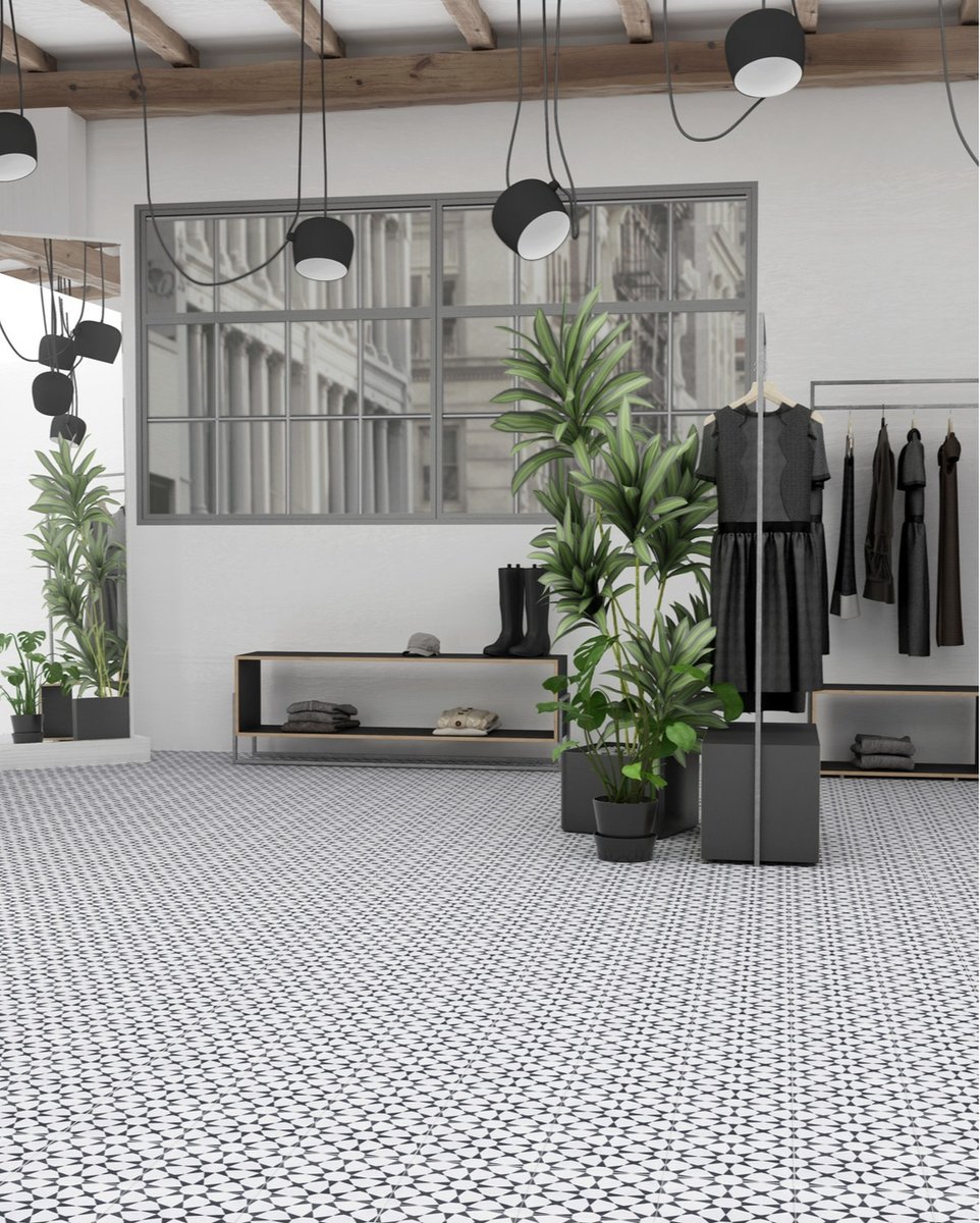 Inspired by the plant and geometric designs of early 20th-century cement tile produced in Havana, the Cuban collection is quintessentially modernist 🖤🤍

What's your take on patterned tiles? Yay or Nay? 

COLLECTION: Cuban