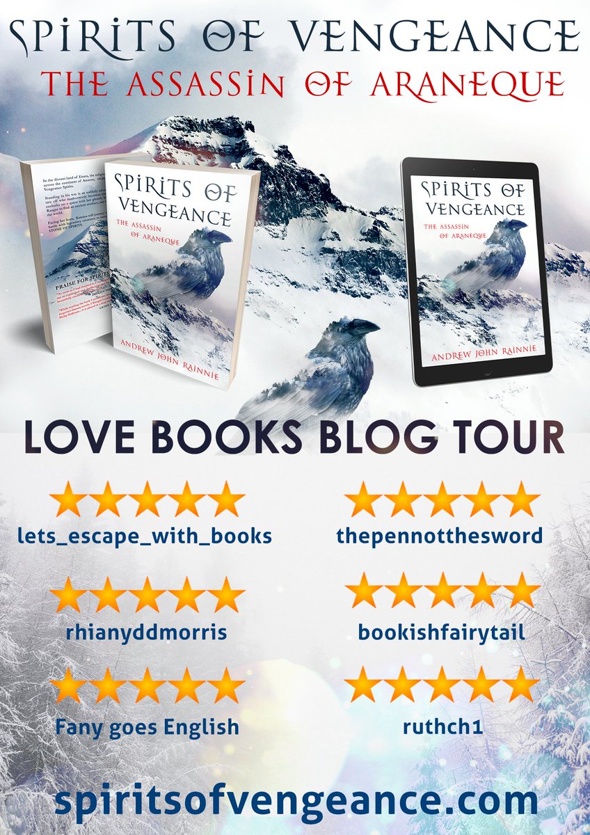 SpiritsofV's tweet photo. If anyone is looking for epic fantasy #BookRecommendations check out the Spirits of Vengeance series!

 - Five star reviews ⭐️⭐️⭐️⭐️⭐️
 - Epic battles ⚔️
 - Characters you will fall in love with ❤️🧡💛💚💙💜
 - Dragons!🐉

https://t.co/JYhoAPmkIe

#amwritingfantasy #books https://t.co/FCHssHF7Yp