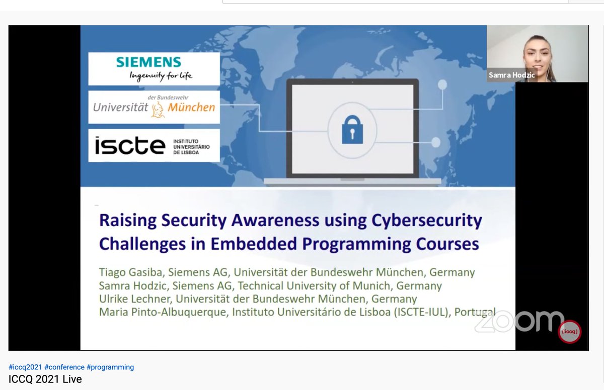 ULechner's tweet photo. Proud to see our work at the ICCQ 2021 @iccq_ru https://t.co/ek8QONgZj7