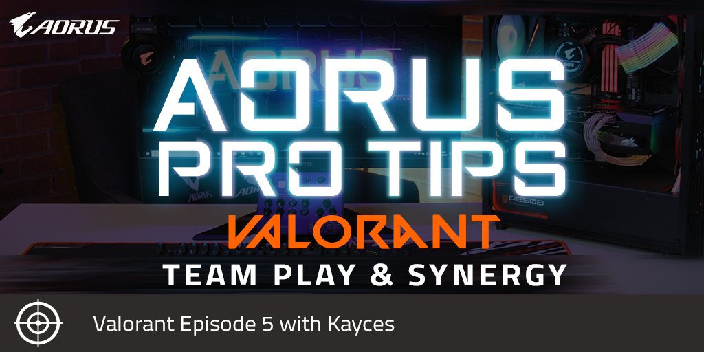 _kacyes's tweet photo. AORUS PRO TIPS VALORANT EP05 ft. me!

Last episode is out now! This video shows how to improve your team synergy while playing valorant!

Head over to @AorusOfficial
to watch the last video!

@intel #Intel #AORUS #AORUSProTips https://t.co/zGuk8Gya7I https://t.co/i4Wgtf1FuA