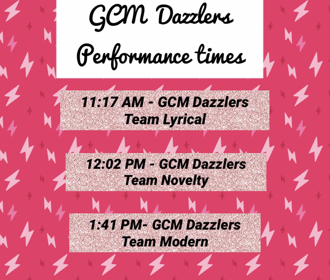 GCMDazzlers tweet media
