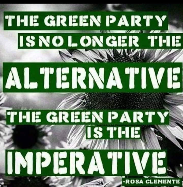 JustinBGreen1's tweet image. Why not with the @GreenPartyUS? We're the party for both #EcoSocialists &amp;amp; #LeftLibertarians, so we offer something for the 99%... or at least for Americans that haven't bought into Red or Blue.