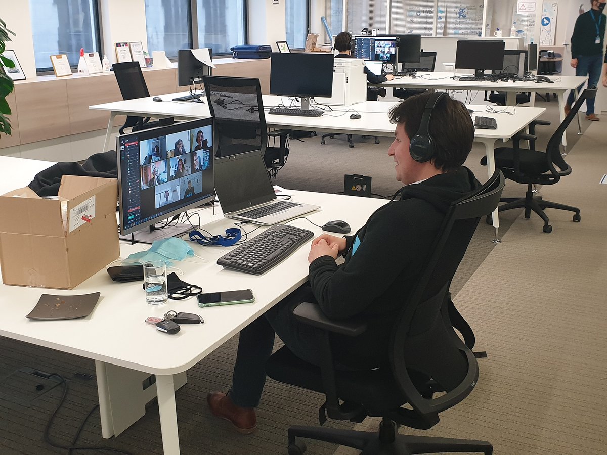 CSCBelgium's tweet photo. We are halfway through the second day of the #CSCBE21 finals. Using Discord, our minions are chaperoning the expert challenges. https://t.co/Il8s9RHAEP