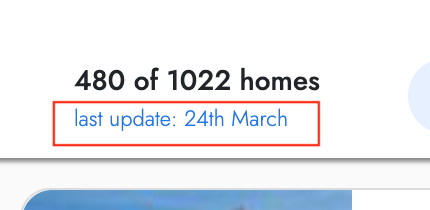 property_forest's tweet photo. Minor Update
Data shown on https://t.co/hGJahkaf1X is collected weekly. 
The last updated date has been added to the front page.

Thank you @johnconneely_ from @Leaders_In_Tech for the feature request.

If there is a feature you would like to see added please get in touch... https://t.co/5touqfKyBG