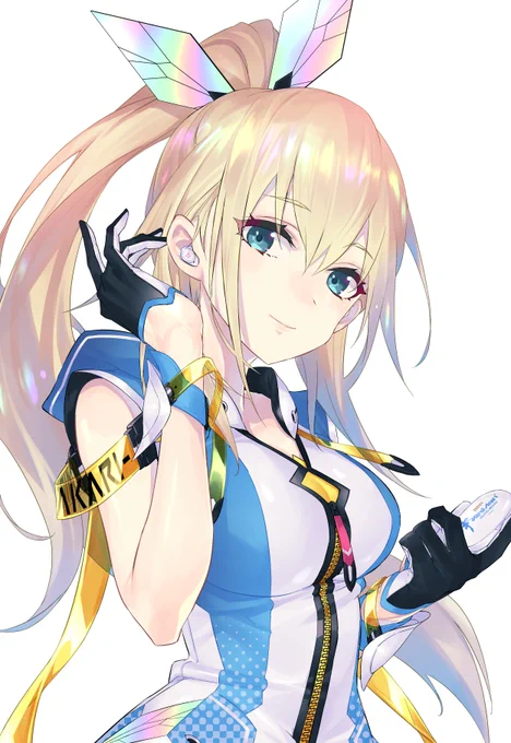 私、こう見えてミライアカリちゃんの絵を公式で描かしていただいていたりするんですよ、ゲヘゲヘ 