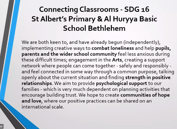 🌍🙏❤️The power of international partnerships involves love and support to people through this time: International Officer at Glasgow City Council <a href="/LesleymAtkins/">Lesley Atkins</a> #connectedbyeducation #COP26