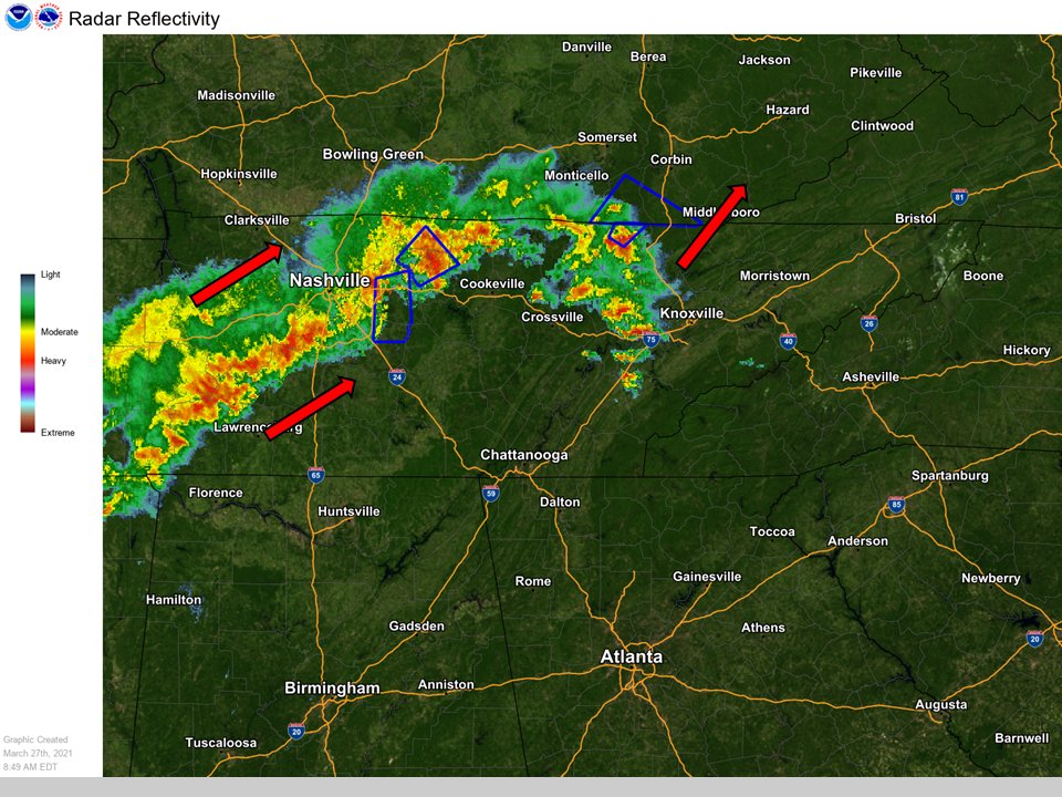 NWSMorristown's tweet photo. *9am Eastern Radar Update*

Severe thunderstorms (blue boxes) continue to move across middle and eastern TN up into KY. Expect these storms to remain around the area most of the day today. https://t.co/R1t4skajRD