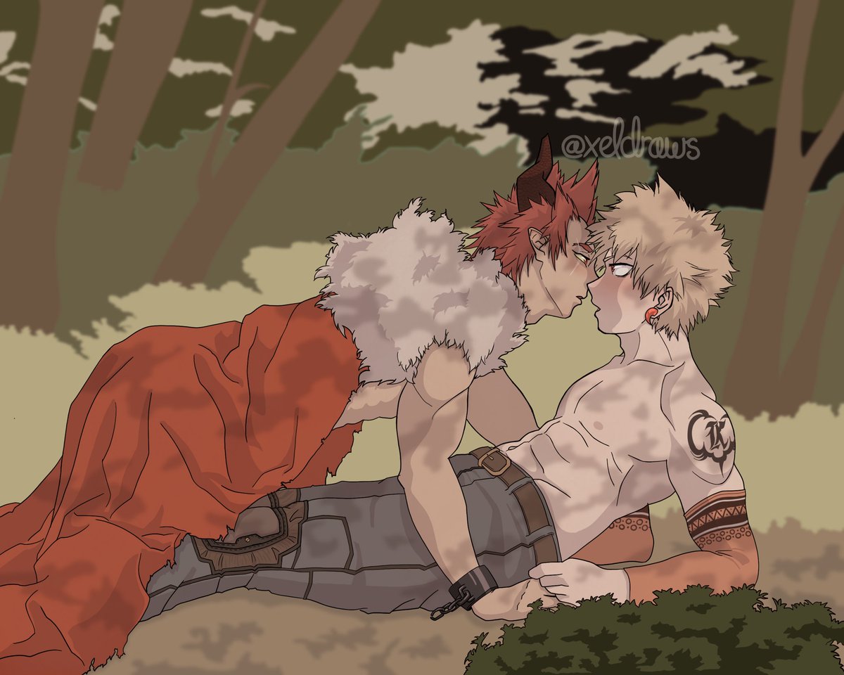 xeldraws's tweet photo. Fantasy AU is my favorite thing.
#myheroacademia #BokuNoHeroAcademia #bnha #BNHAfanart #bnhafantasyau #bakugoukatsuki #bakugou #KirishimaEijirou #kirishima #kiribaku #bakushima https://t.co/v4Gcpeacyn