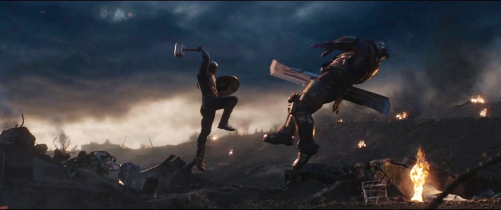 doraemaynat's tweet photo. Iconic? you mean steve rogers wield mjolnir in endgame and that john walker could never https://t.co/CrSLxeDyoP