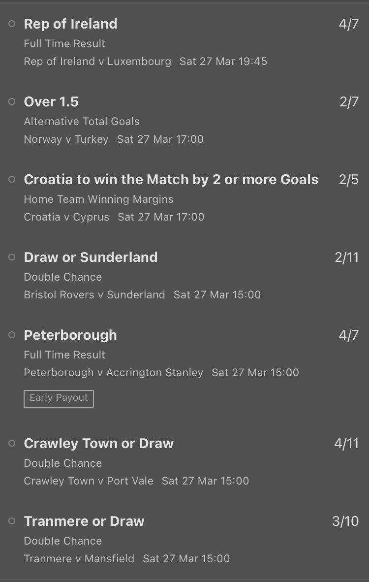 BuckandLoot's tweet photo. First bet on what I believe to be a great weekend for sport and sports betting! 

1 Unit - 8/1, £20 returns £180

Have a lovely weekend everyone!

Please gamble responsibly.

#freebet #footballtwitter #efl #internationals #betting #footballbet #acca #bettingtips #tipster #coybig https://t.co/eSZATBVwxo