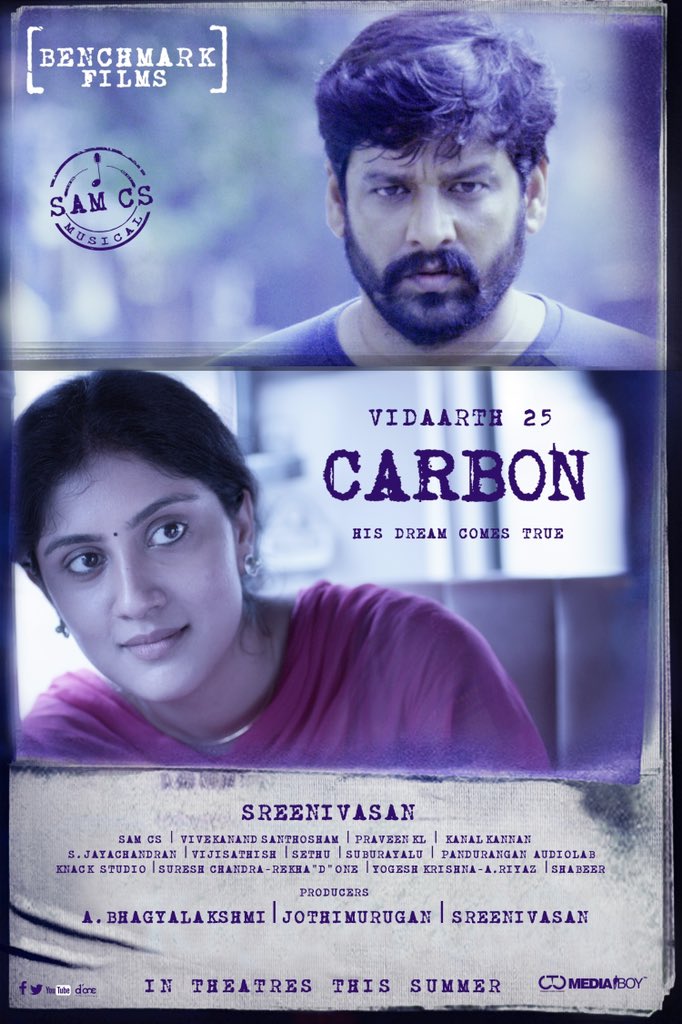 iamRashmika's tweet photo. Here it is #Carbon first look poster ☺️ congrats team 🤍 #CarbonTamilMovie

Directed by @dirsrini

@vidaarth_actor @Dhanyabee @SamCSmusic @ATJOTHI @Cinemainmygenes @Kannan_Kanal @kivis4323 @donechannel1 @CtcMediaboy https://t.co/gN5DGWNNyv