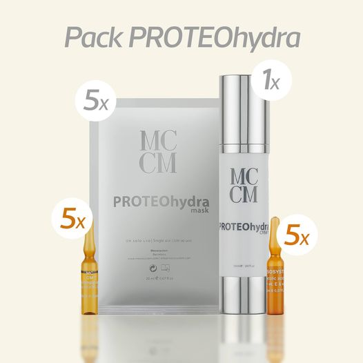 A deeply moisturizing treatment – The Proteohydra Pack by MCCM medical cosmetics
.
Help your skin restructure cells and reduce wrinkles with the Proteohydra pack – a nourishing and moisturizing treatment.

#mccm #medical #cosmetics #pack #proteohydra #masks #cream #ampoule