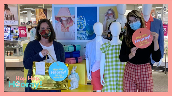 belk's tweet photo. Surprise, Vickie W! ποΈ
Weβre surprising one customer every day at every store with Belk gift cards worth the value of their order! Learn more: https://t.co/aHJUmqGQyq
#Easter #HopHopHooray https://t.co/nNeWRdQoAO